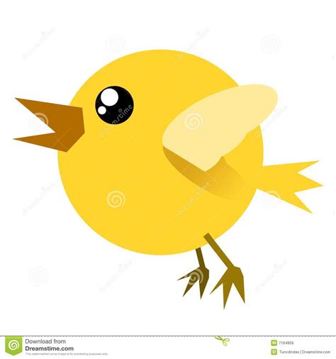 Funny Bird Stock Vector Illustration Of Twitter Clip