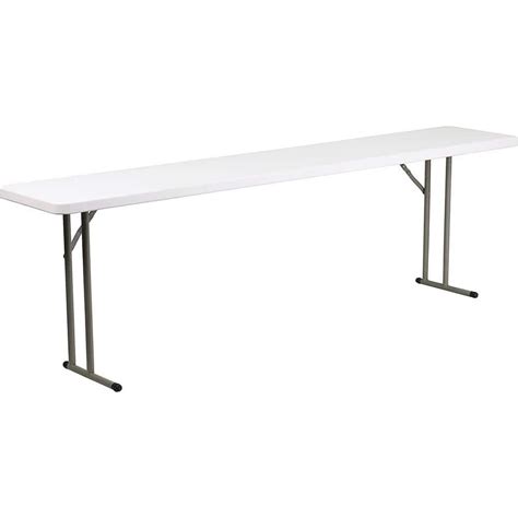 Sut Rectangle Plastic And Steel Folding Outdoor Picnic Table Sgft88343 The Home Depot