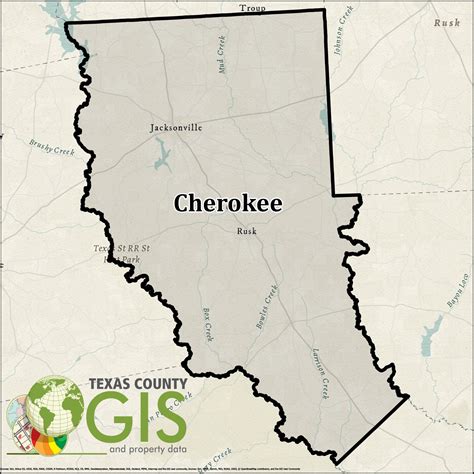 Cherokee County GIS Shapefile and Property Data - Texas County GIS Data
