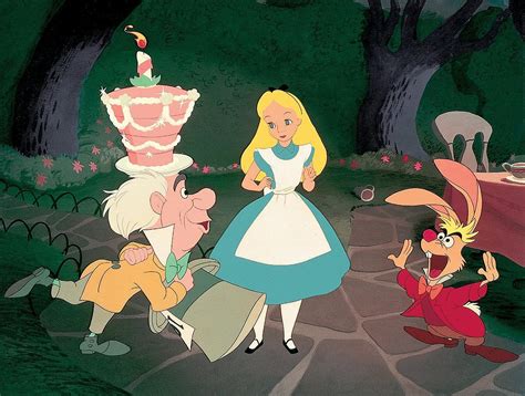 The seven dwarfs still had to be human. Alice in Wonderland (1951) | Lost Again