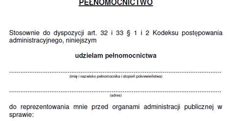 Jak napisać pełnomocnictwo? ~ Kodeks pracy i prawo ogólnie