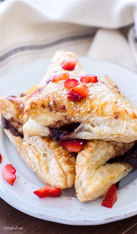 Strawberry Nutella Turnovers - A Latte Food
