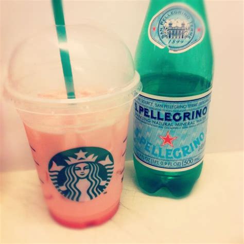 italian sodas can be made at starbucks buy a pellegrino and ask for a grande cup of ice with
