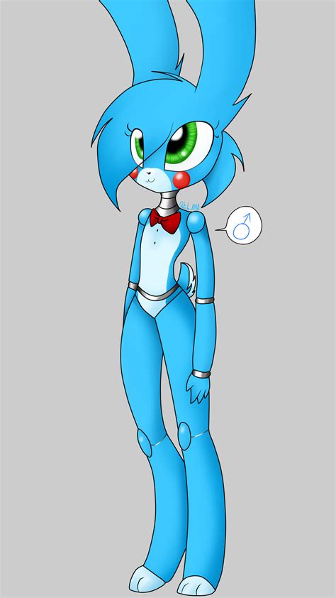 fnaf toy bonnie by patchi kna i think but i think its really cool looking fnaf drawings