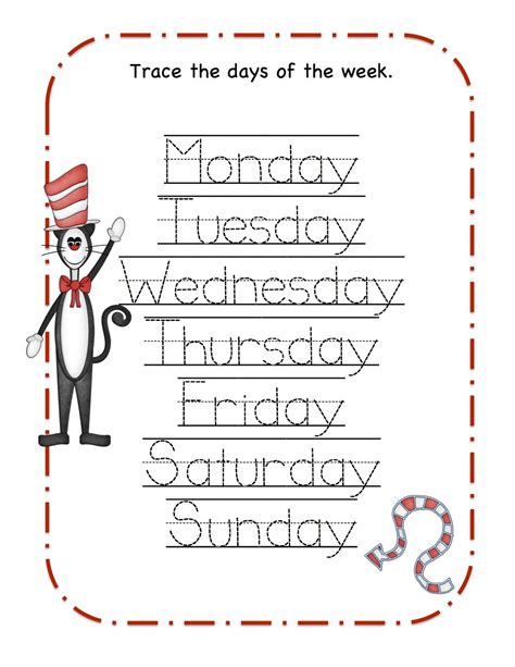 Free Dr Seuss Worksheets For Kindergarten