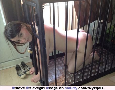 Nude Pet Girl In Cage