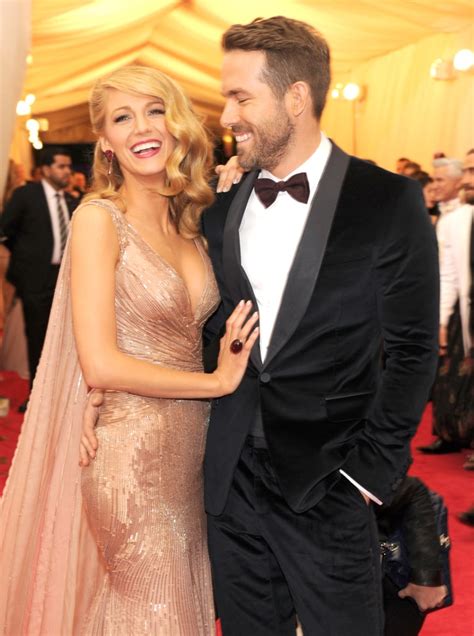 Blake Lively And Ryan Reynolds In 2014 Celebrity Couples First Red