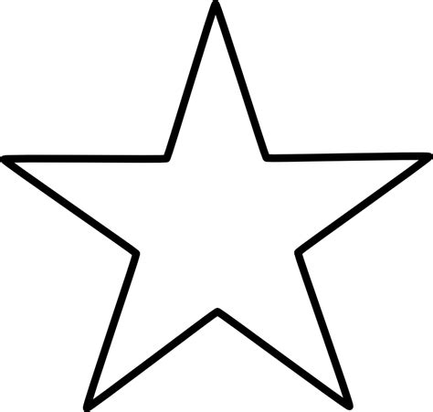 Large Star Outline Clipart Best