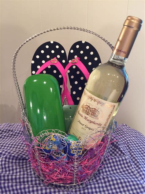 Let dried fruits and nuts replace the sugary treats. My adult Easter Basket. | Homemade easter baskets, Adult ...