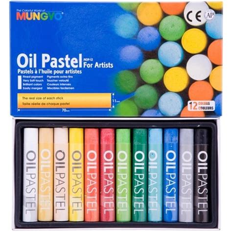 Mungyo Gallery Oil Pastels Assorted Colours Pack Of 12 Officemax Nz