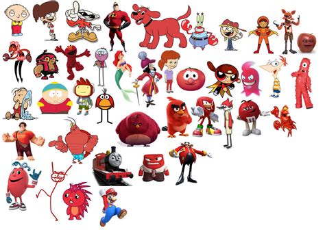 Red Characters By Greenteen80 On Deviantart