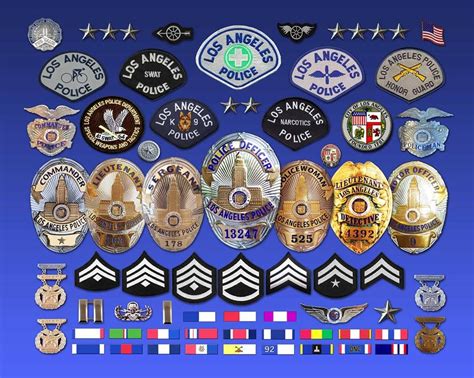 Los Angeles Police Ranks All In One Photos