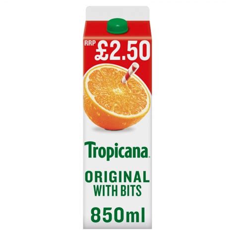 Tropicana Original Orange Juice With Bits 850ml Deliver Blantyre