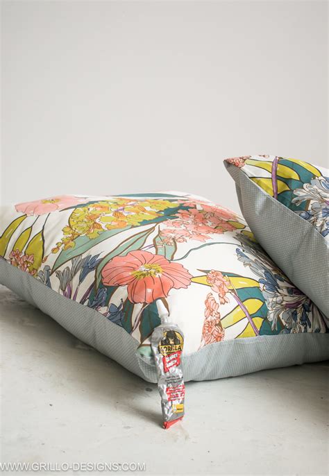 Diy No Sew Large Floor Cushions Grillo Designs