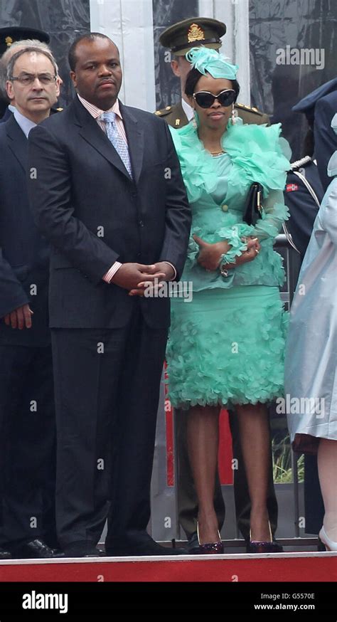 King Mswati Iii Of Swaziland And Inkhosikati Lambikiza Of Swaziland