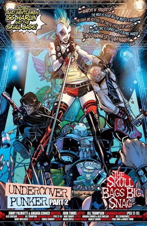 Harley Quinns Punk Rock Band Harley Quinn Art Harley Quinn Comic Joker And Harley Quinn