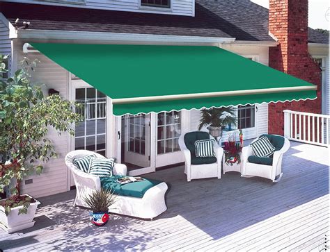 Patio Diy Manual Awning Garden Canopy Sun Shade Retractable Shelter Top