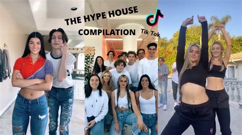 The Hype House Tiktok Compilation Part One Charli Damelio Lil Huddy Addison Rae Alex