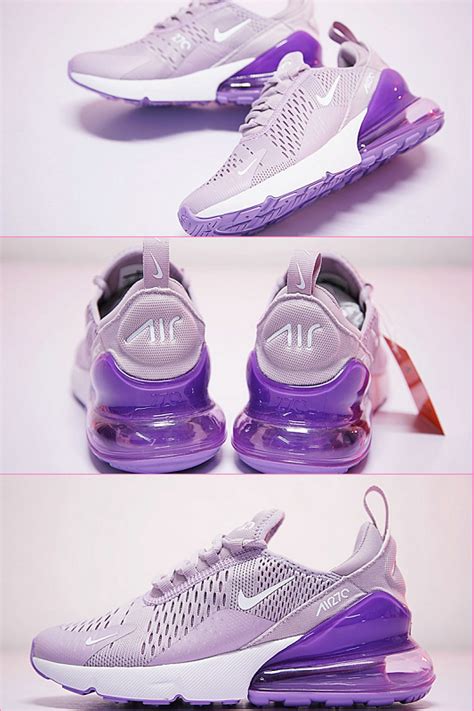 Nike Air 270 Flyknit Purple Ah8050 510 Sneakers Womens Running Shoes