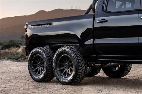 Hennessey Gives Chevy Silverado Extra Pair Of Wheels Calls It The