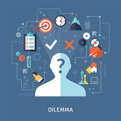 Dilemma Concept Illustration 466313 Vector Art At Vecteezy