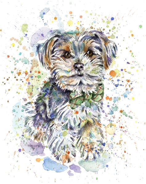 A custom pet portrait is a fun and special piece of art to hang in your home or a meaningful gift for anyone with animals. Custom Watercolour Pet Portrait | Personalised Pet ...