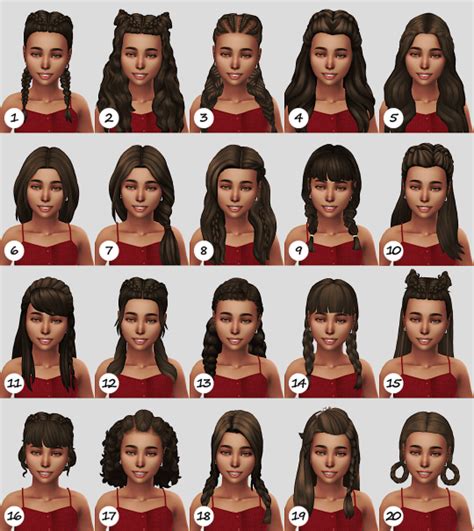 Sims 4 Frisuren Frisur Stil