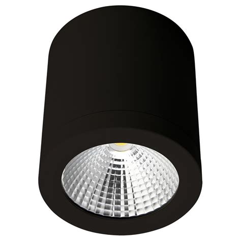 Neo 13 Watt Dimmable Surface Mounted Led Downlight Black Warm White