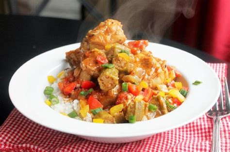 Slow Cooker Smothered Chicken And Okra Creole Contessa Slow Cooker