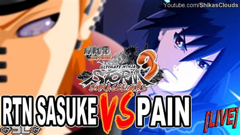 Naruto Storm 3 Rtn Sasuke Vs Pain Intense Live Online 19 Full