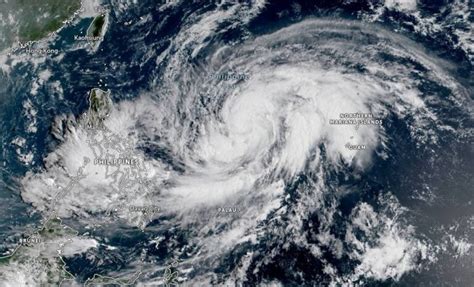 Tropical Storm “megi” Drops Heavy Rain Over The Philippines Causing