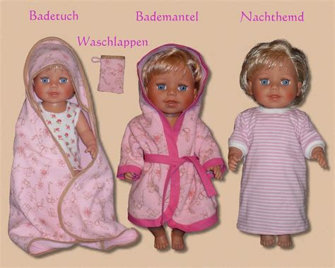 Verwenden sie für die puppenkleider dehnbare stoffe wie jersey, vor allem für das hemdchen und die strümpfe. http://www.73engelchen.de/shop/BabyBorn/gruppenfoto1.jpg | Puppenkleidung, Schnittmuster, Puppen ...