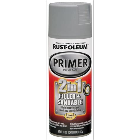 Gray Rust Oleum Automotive Sandable Primer Spray 12 Oz