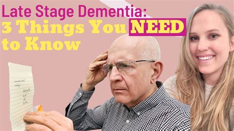 What To Expect With Late Stage Dementia Symptoms My Experience Youtube