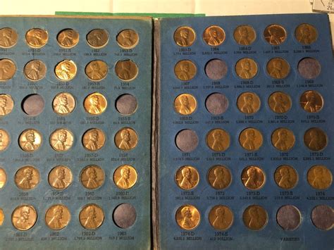 1941 1974 Lincoln Cent Penny Coin Collection In Book Includes 78 Total