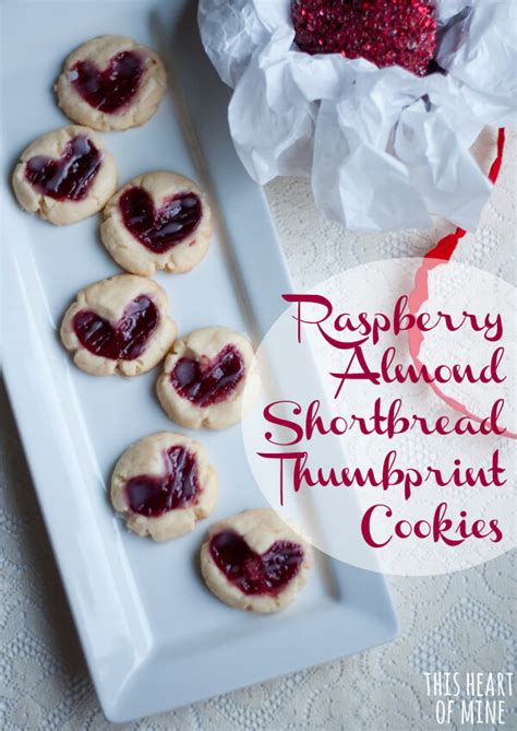 Recipe Raspberry Almond Shortbread Thumbprint Cookies This Heart Of Mine