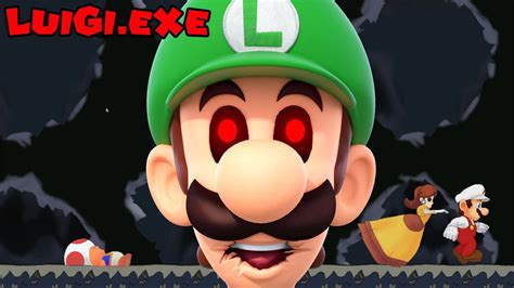 Possessed Luigiexe Attacks Mario Forgotten Hero A Super Mario Bros