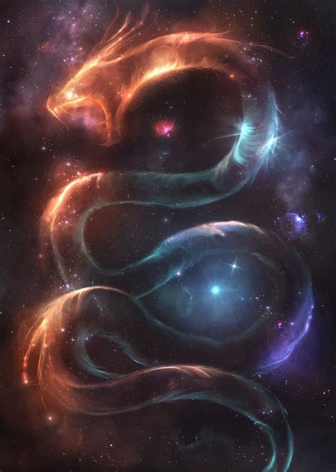 Cosmic Dragon By Benj Imaginarystarscapes