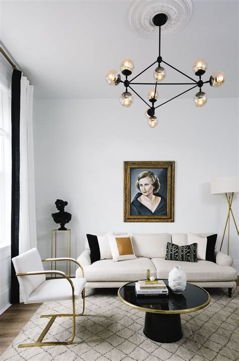 Home Makeover An Interior Designers Glam Black And White Denver Home