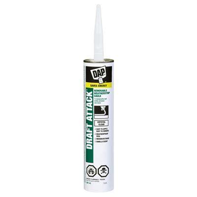 Easily peels away easily when no longer needed. DAP Caulk 78351 Seal 'N Peel 10.1 fl oz Removable ...