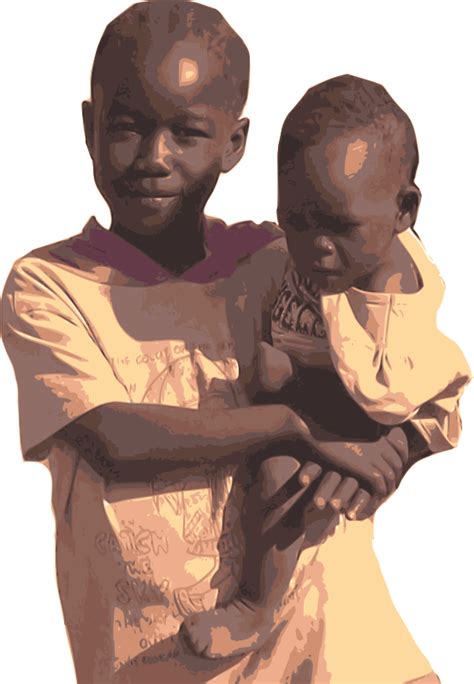 South Sudanese Refugee Openclipart D7c
