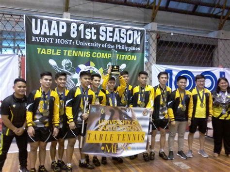 Ust Cops Double Gold In Uaap Season 81 Table Tennis Inquirer Sports
