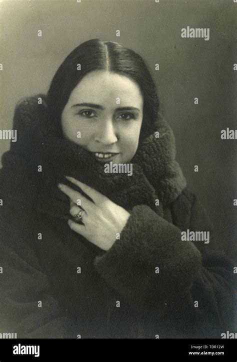 Unidentified Italian Opera Singer 1940s Stock Photo Alamy