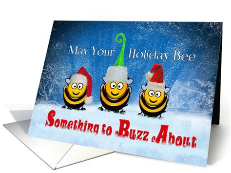 honey bee something to buzz about christmas card 723370