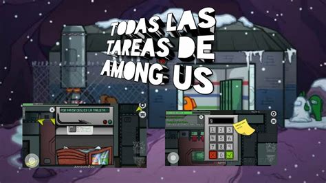 Como Hacer Todas Las Tareas De Among Us 👉 Mapa The Skeld Youtube