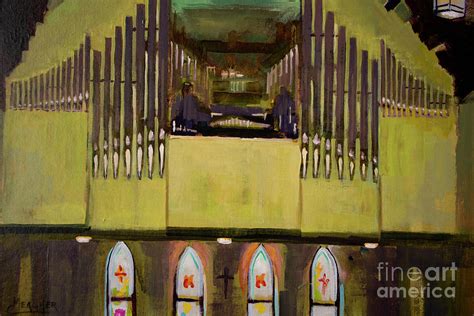 Pipe Organ Painting By Spencer Meagher Fine Art America