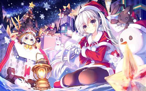 Anime Girls Christmas Yosuga No Sora Kasugano Sora Wallpaper Anime