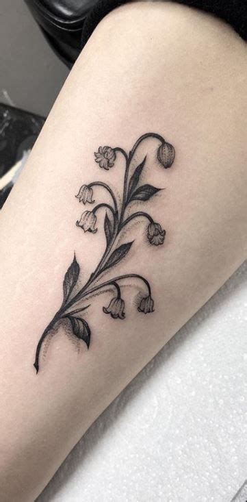 85 Stunning Lily Of The Valley Tattoos Tattoo Me Now Birth Flower