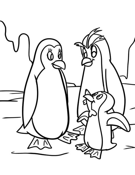 Desenho De Pinguim Para Colorir Desenhar E Imprimir