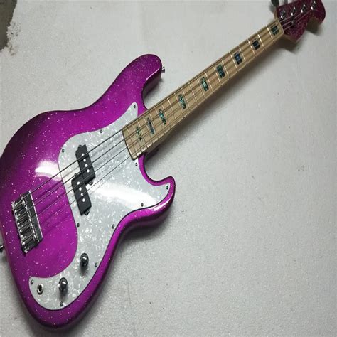 Factory Custom Kpole Bass Guitar 4 String P Bass Guiars With Maple Fretboard Musical Instrument